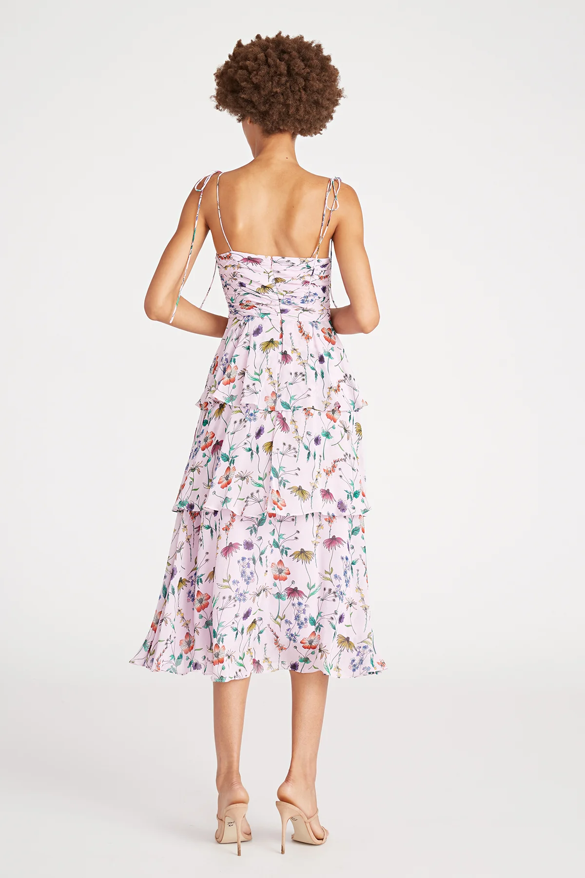 Acacia Tie Strap Ruffle Dress - Image 2