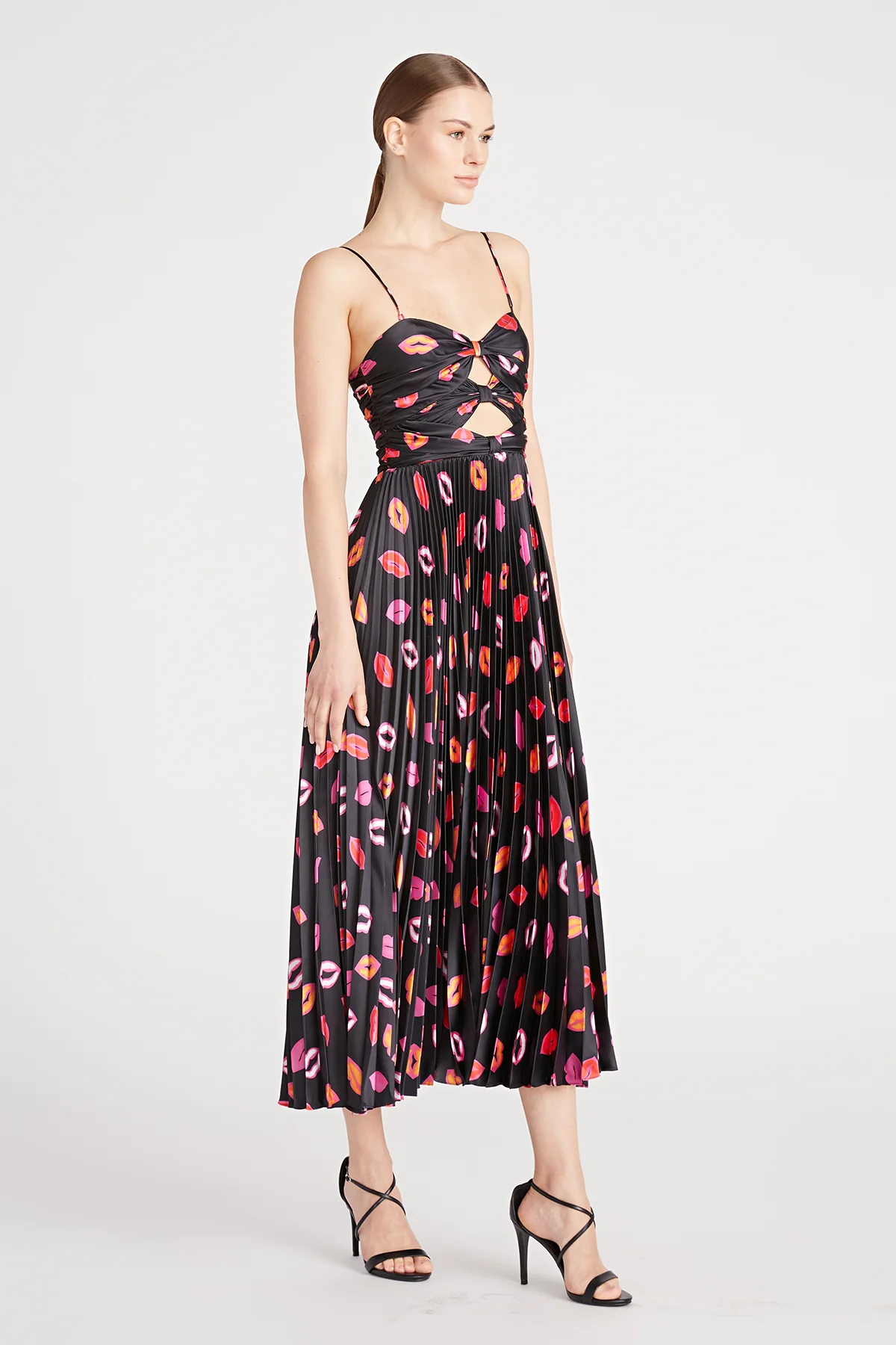 Afra Pleated Midi Dress - Image 5