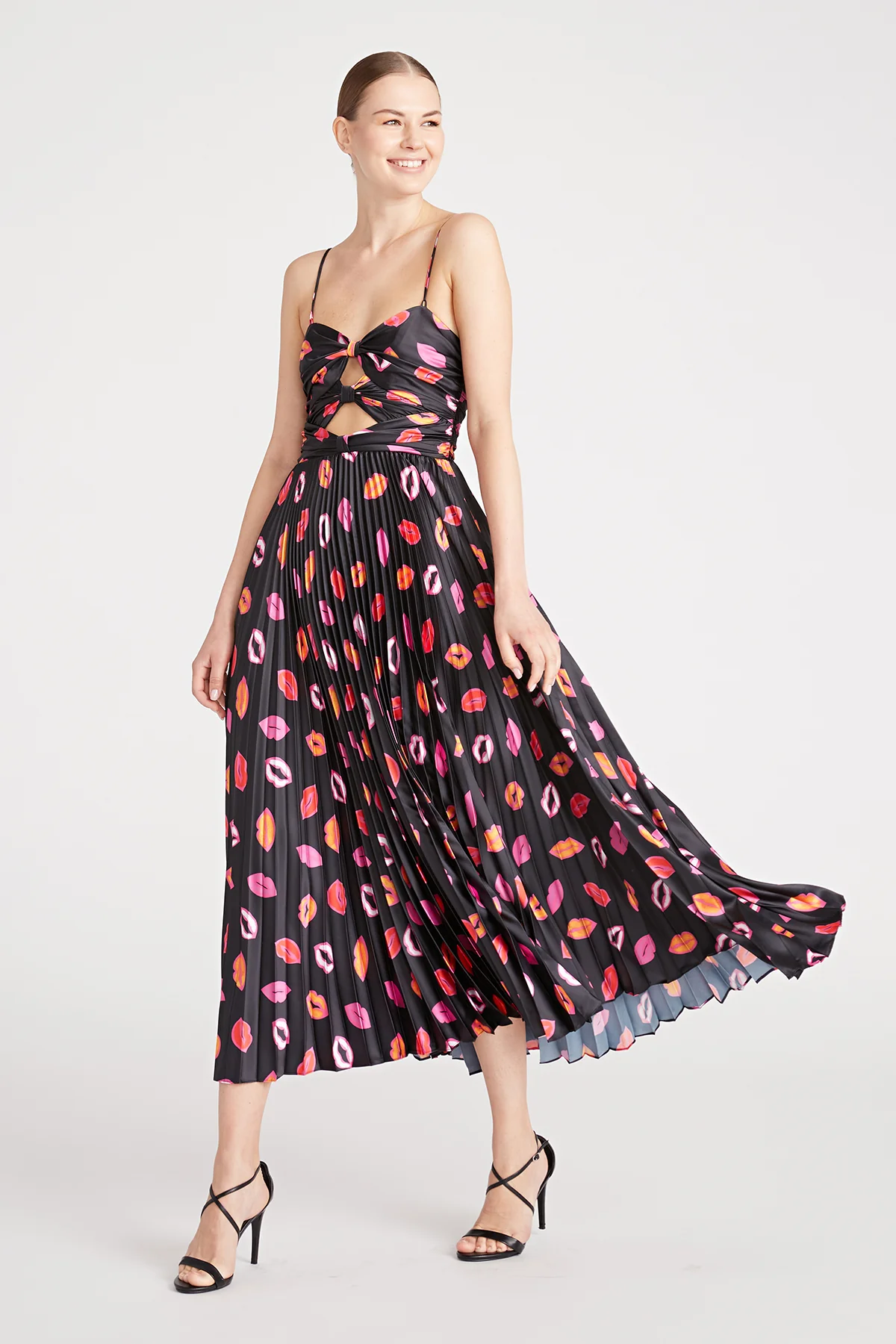 Afra Pleated Midi Dress - Image 6