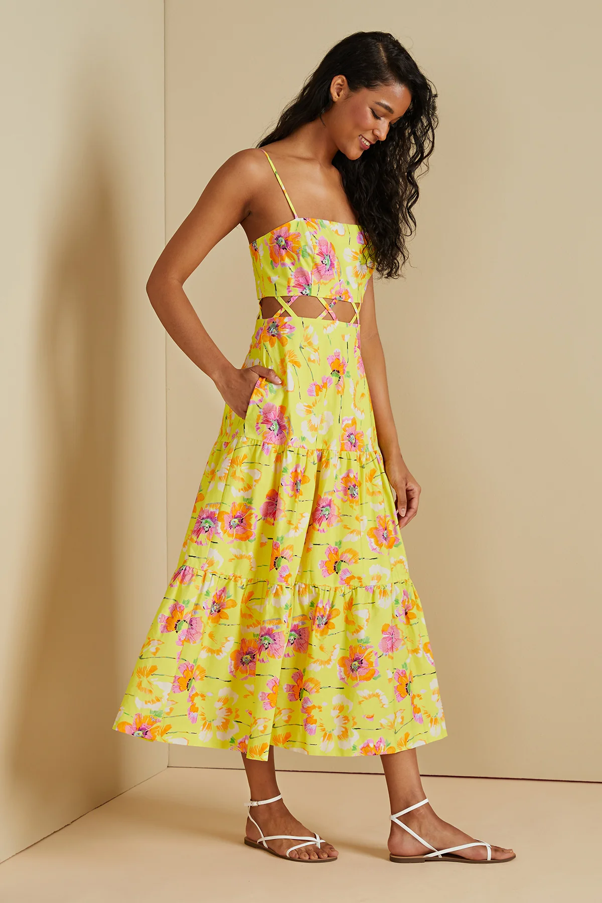 Aire Cutout Midi Dress - Image 3