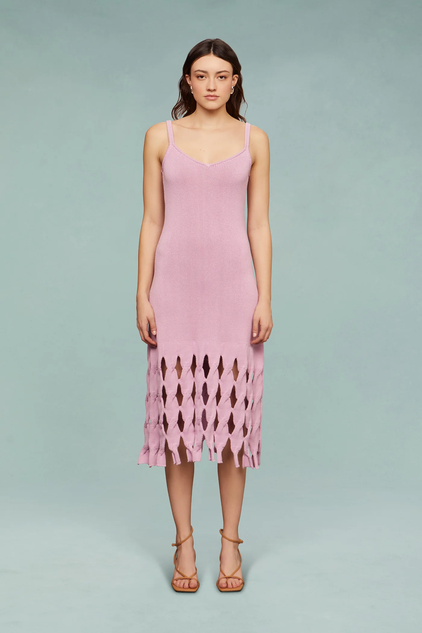 Alex Cable Midi Knit Dress