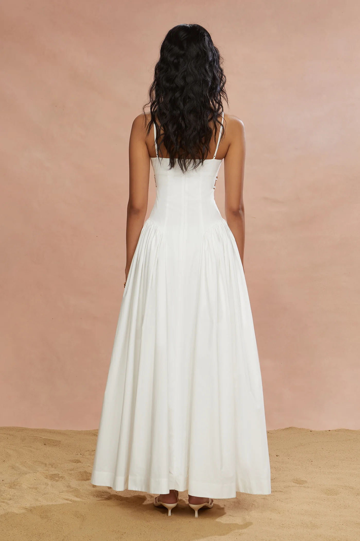 Aliza Midi Poplin Dress - Image 6
