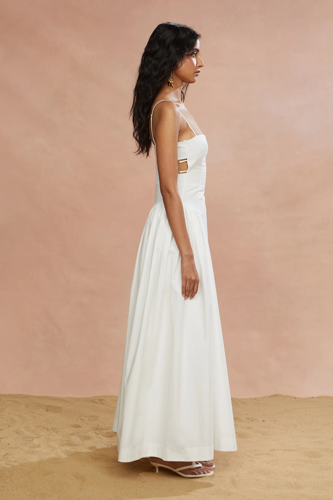 Aliza Midi Poplin Dress - Image 7