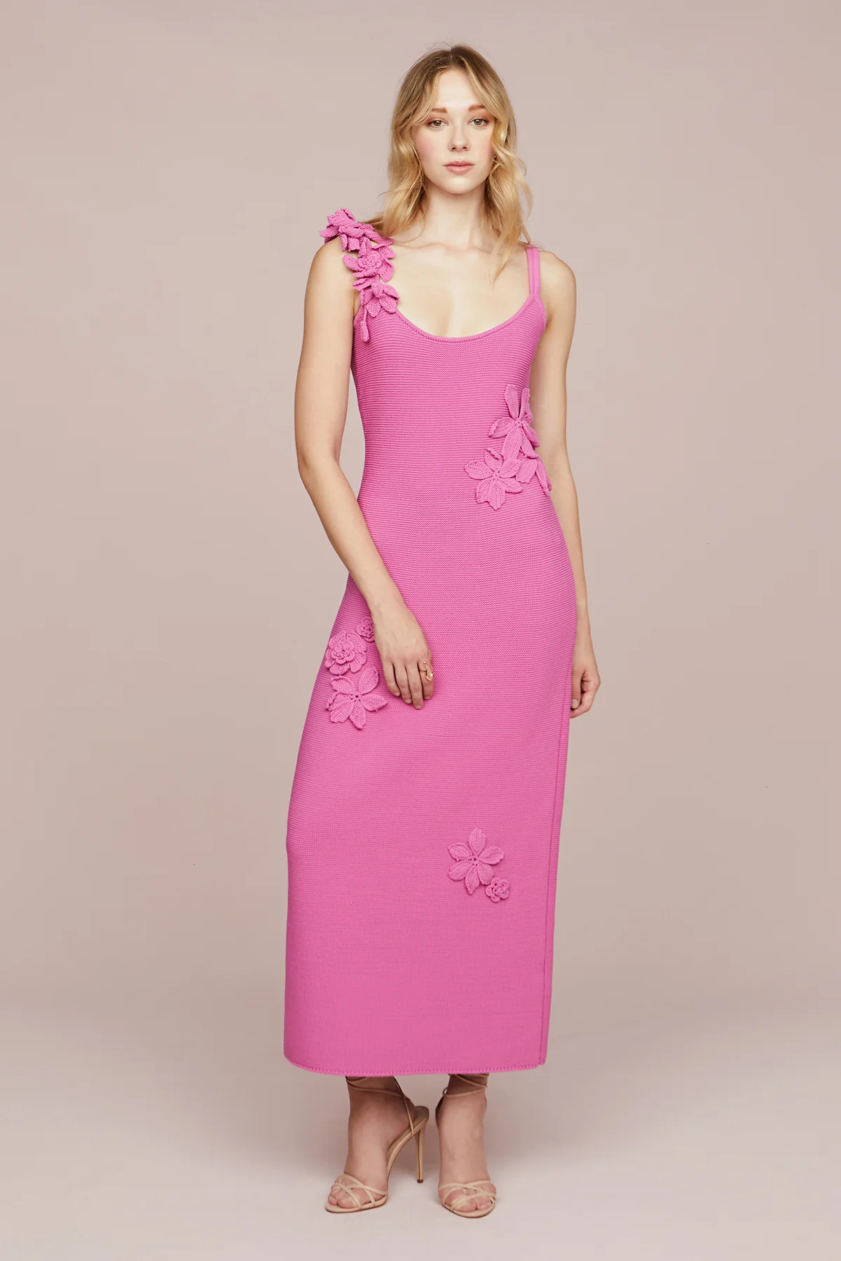 Allegra Floral Knit Midi - Image 5