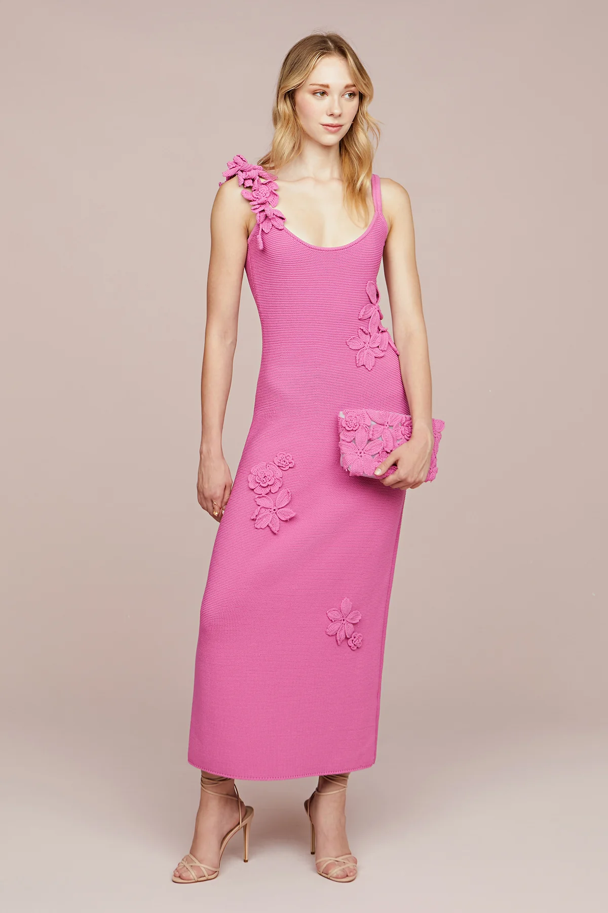 Allegra Floral Knit Midi - Image 8