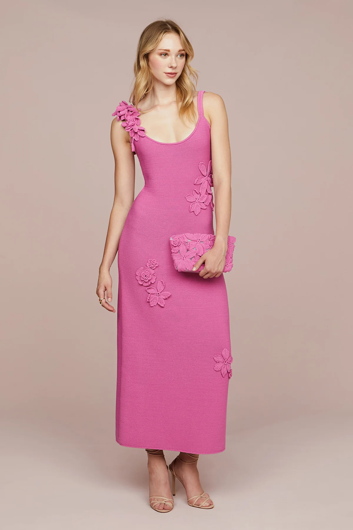 Allegra Floral Knit Midi - Image 9