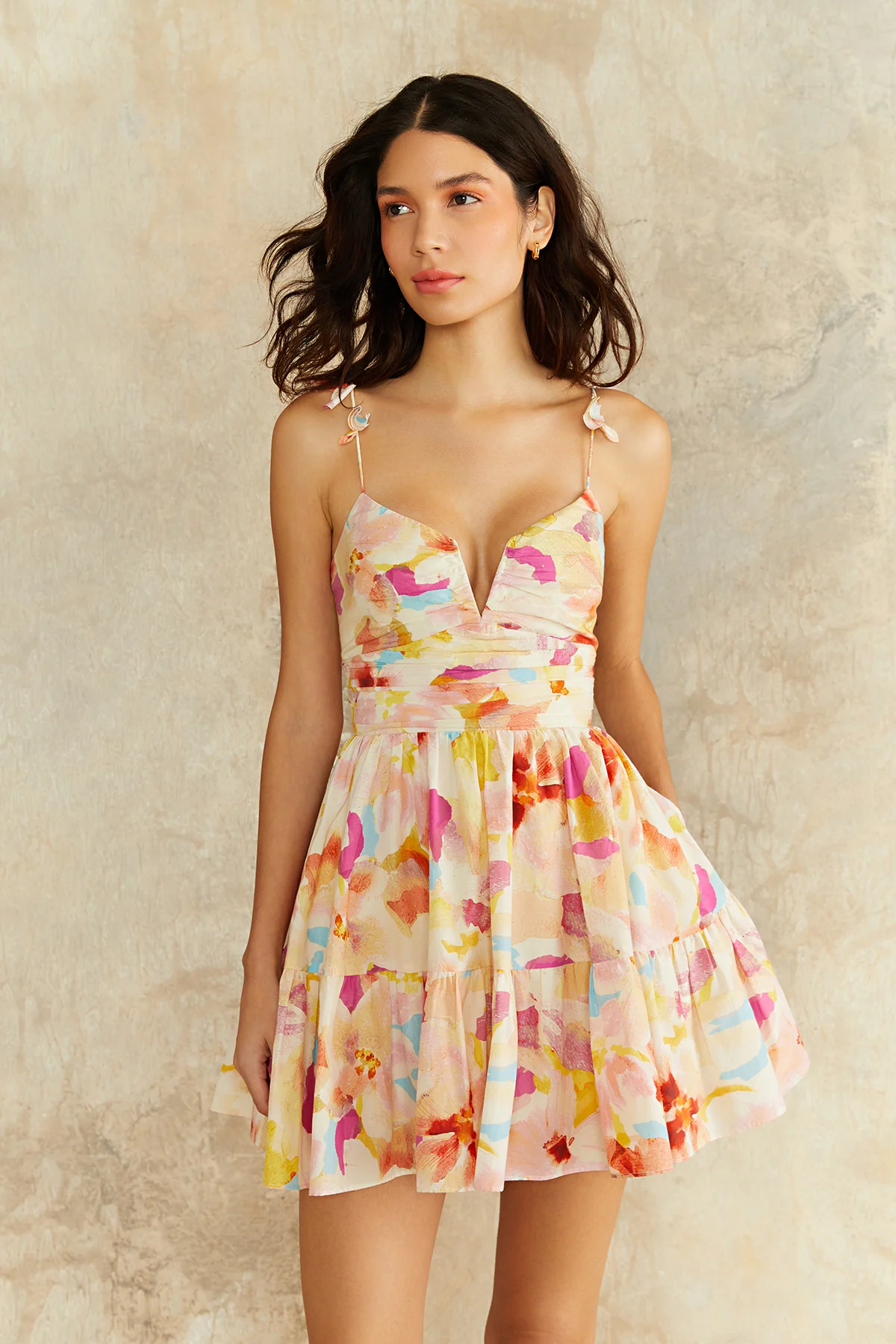 Amelie Beaded Strap Day Dress - Image 5