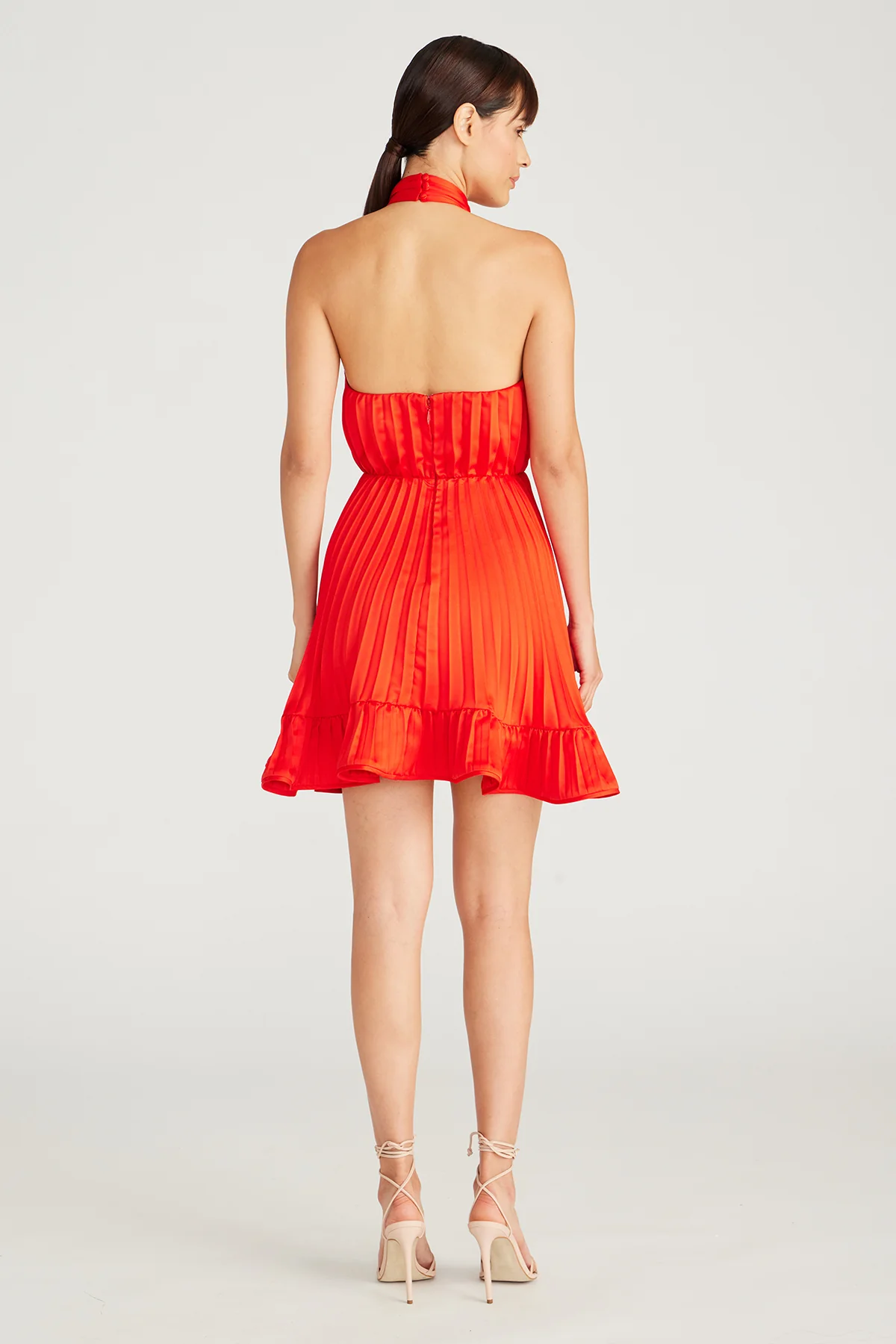 Amiri Pleated Halter Mini - Image 2