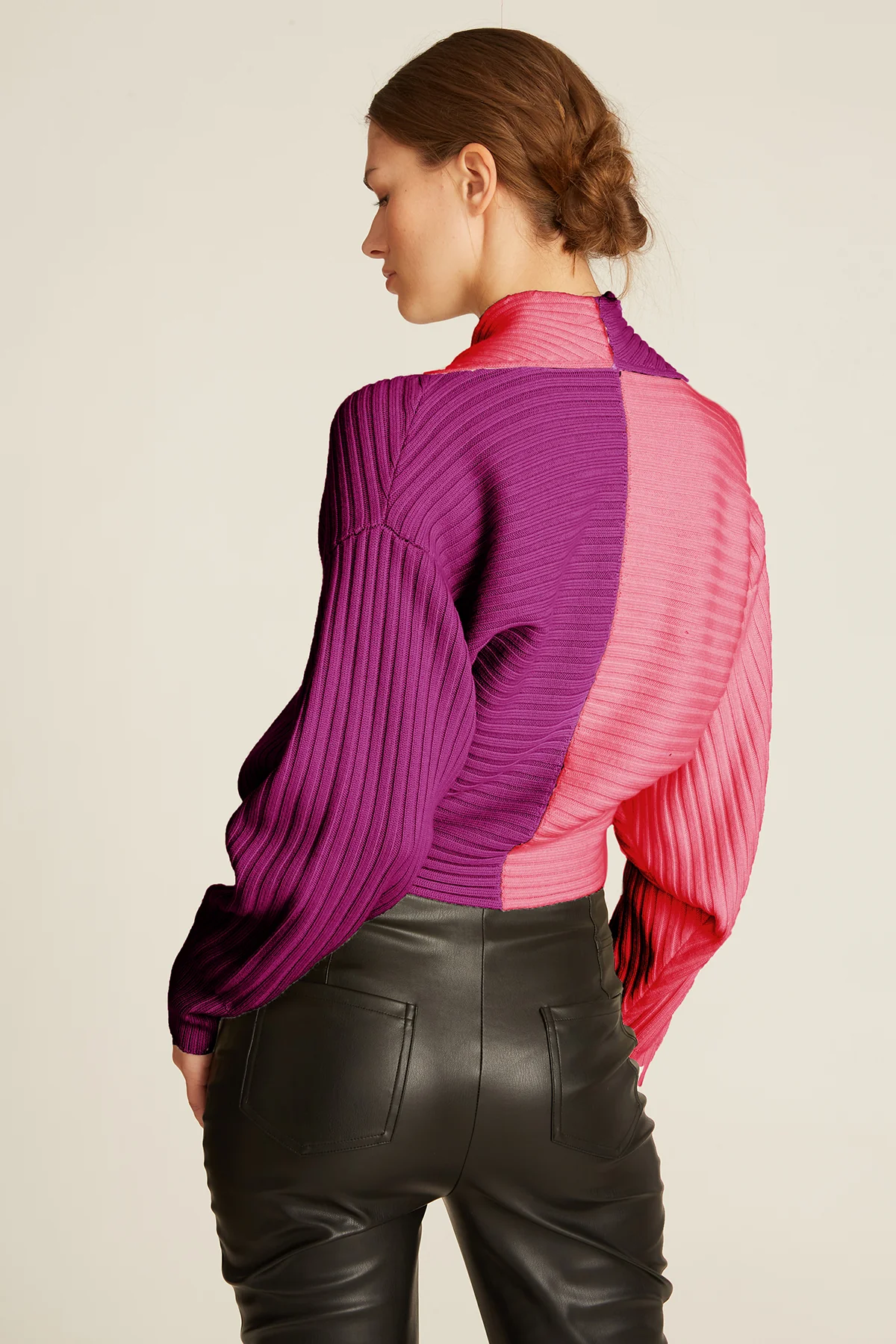 Milena Crop Wool Sweater - Image 2