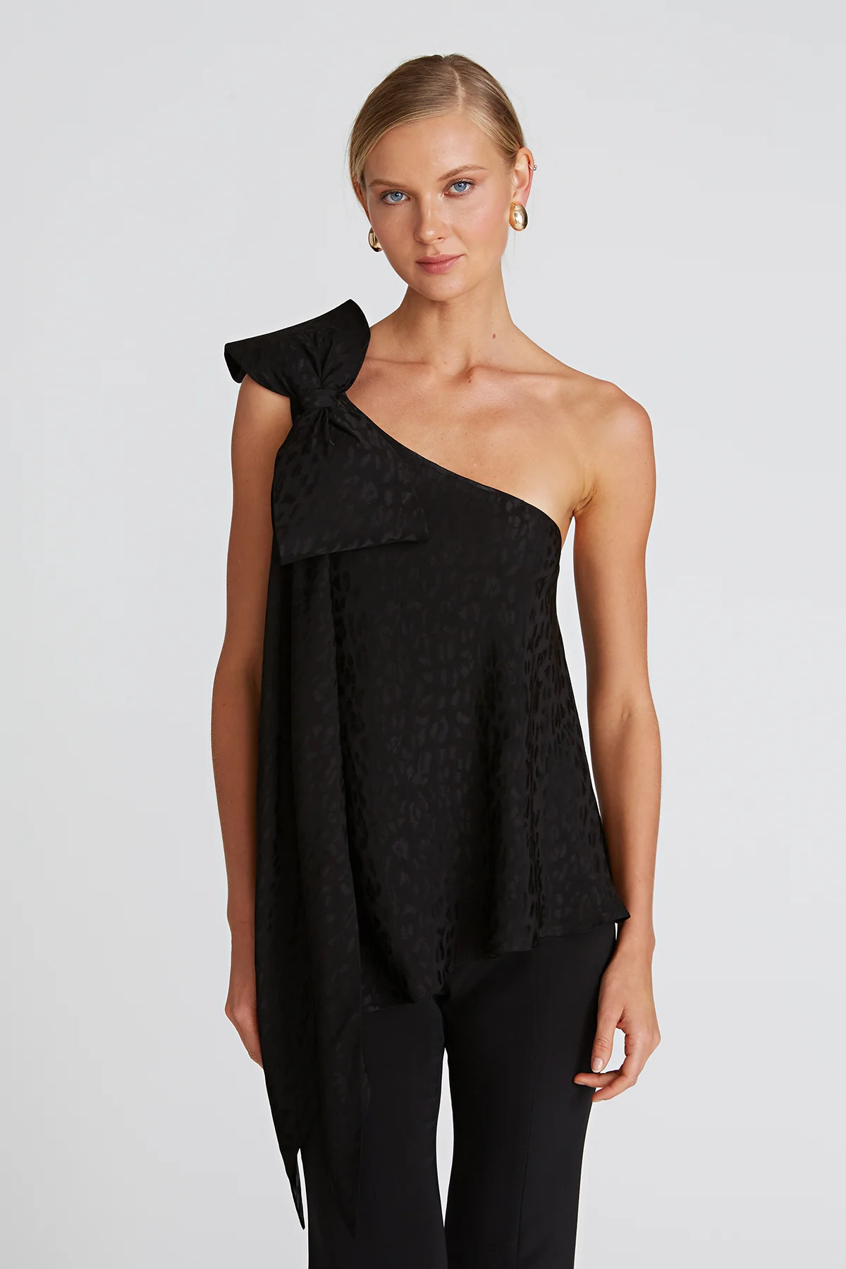 Aubrey Bow Shoulder Top