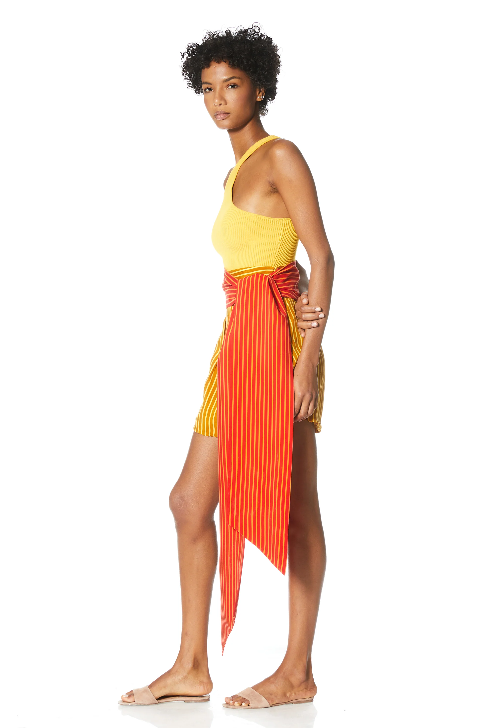 Billie One Shoulder Knit Top - Image 4