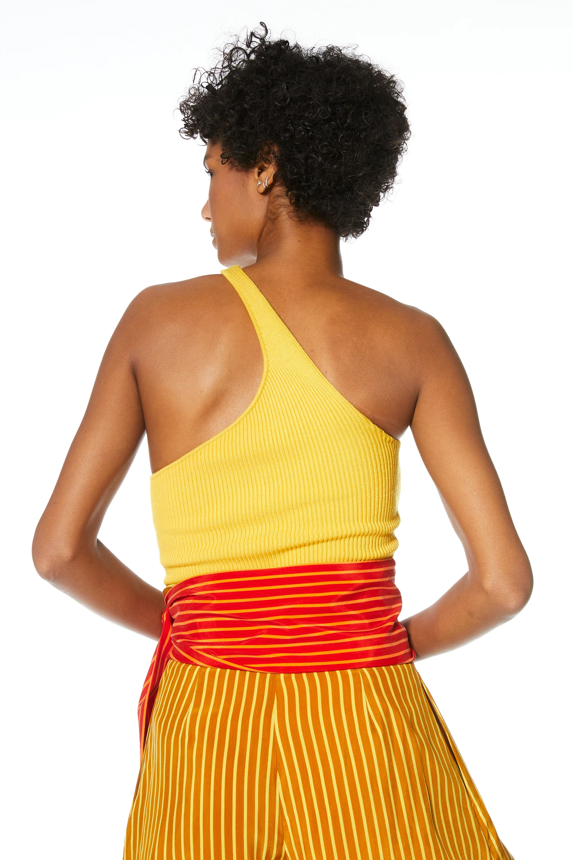 Billie One Shoulder Knit Top - Image 5