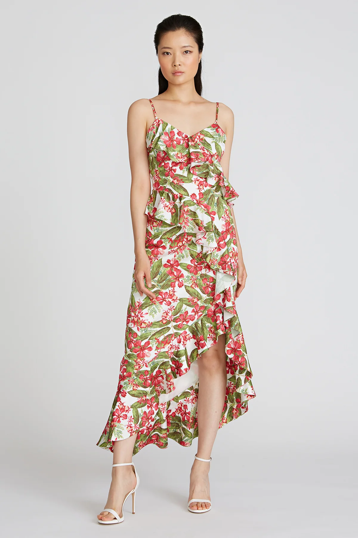 Deborah High Low Ruffle Dress