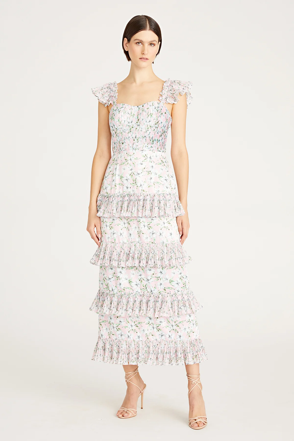 Grady Combo Pleated Dress