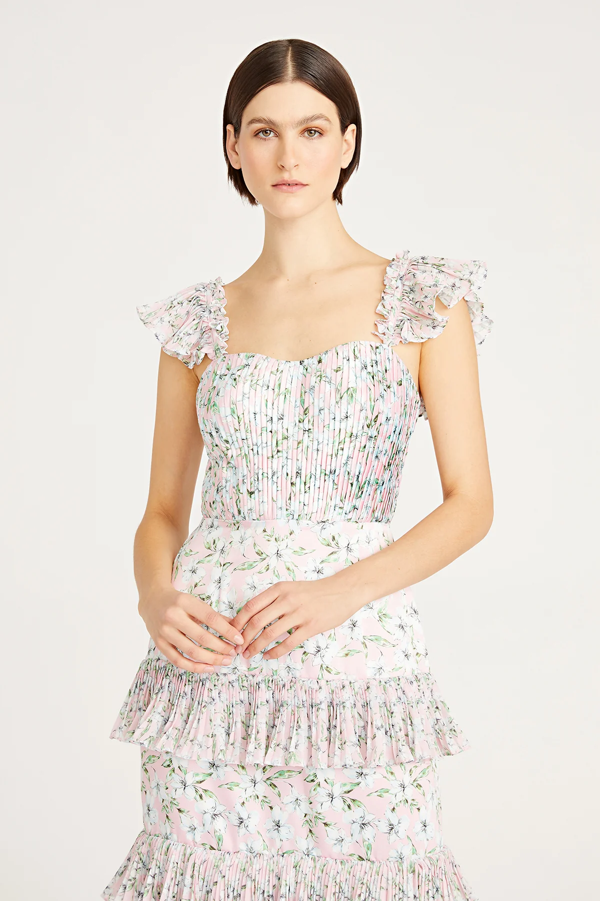 Grady Combo Pleated Dress - Image 4