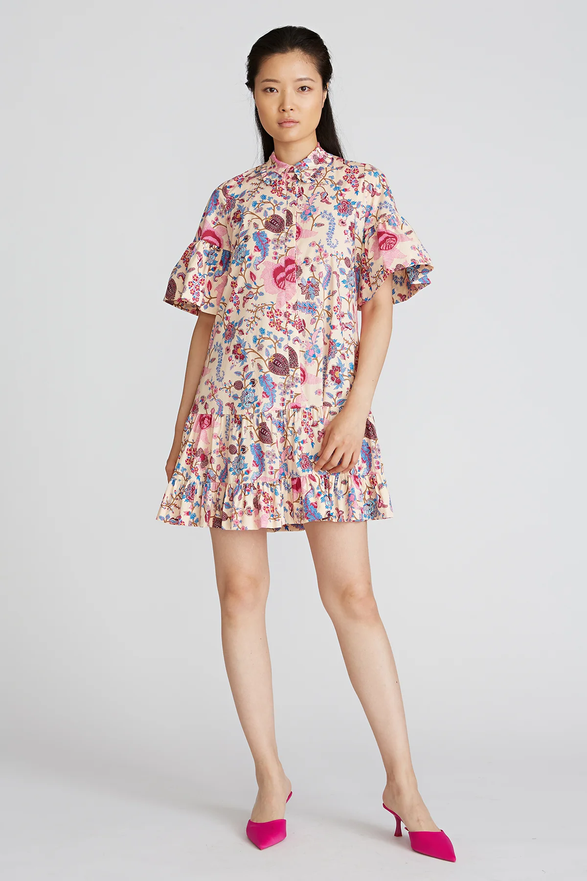 Kenna Tiered Ruffle Mini Dress