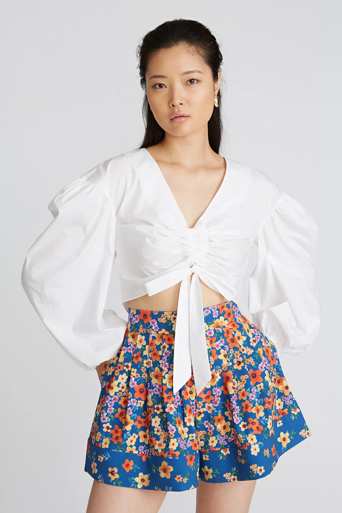 Laurel Balloon Sleeve Blouse