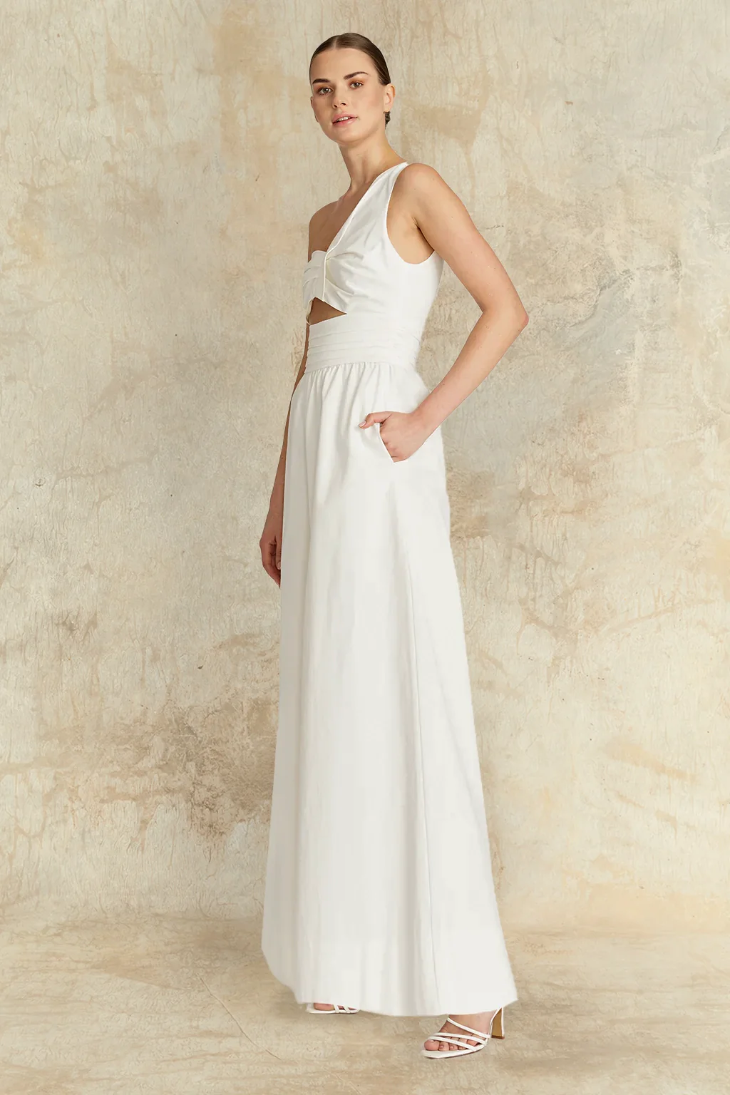 Laurie One Shoulder Jumpsuit - Image 3