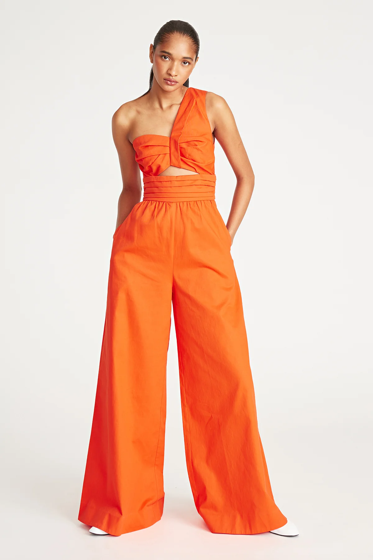 Laurie One Shoulder Jumpsuit - Image 3