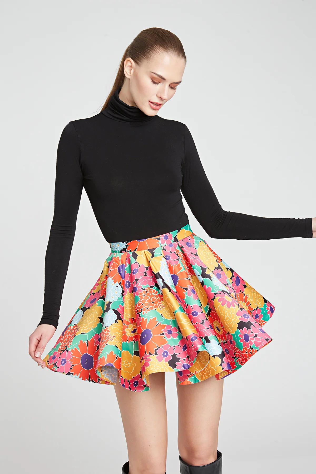 Lotus Mini Skirt - Image 6
