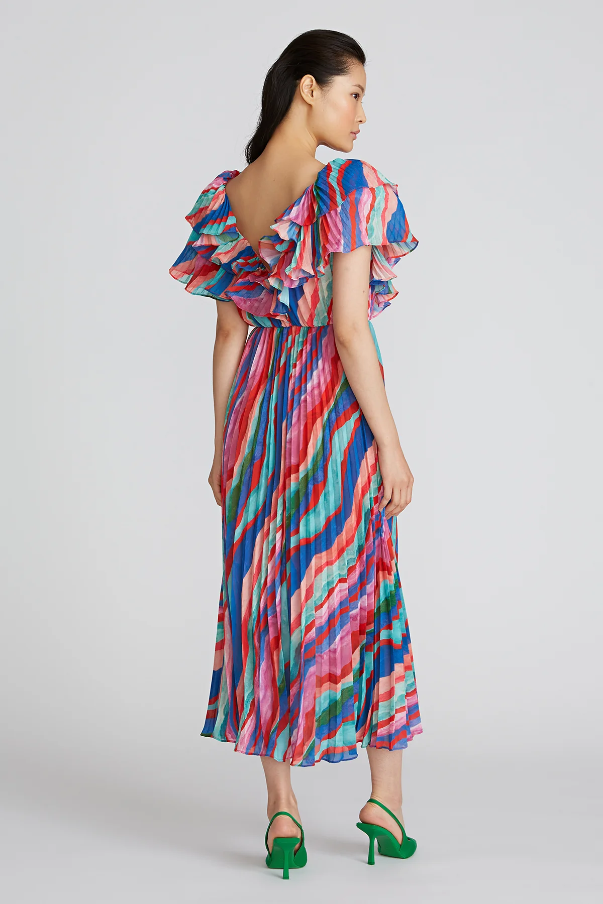 Luisa Pleated Dress - Image 2