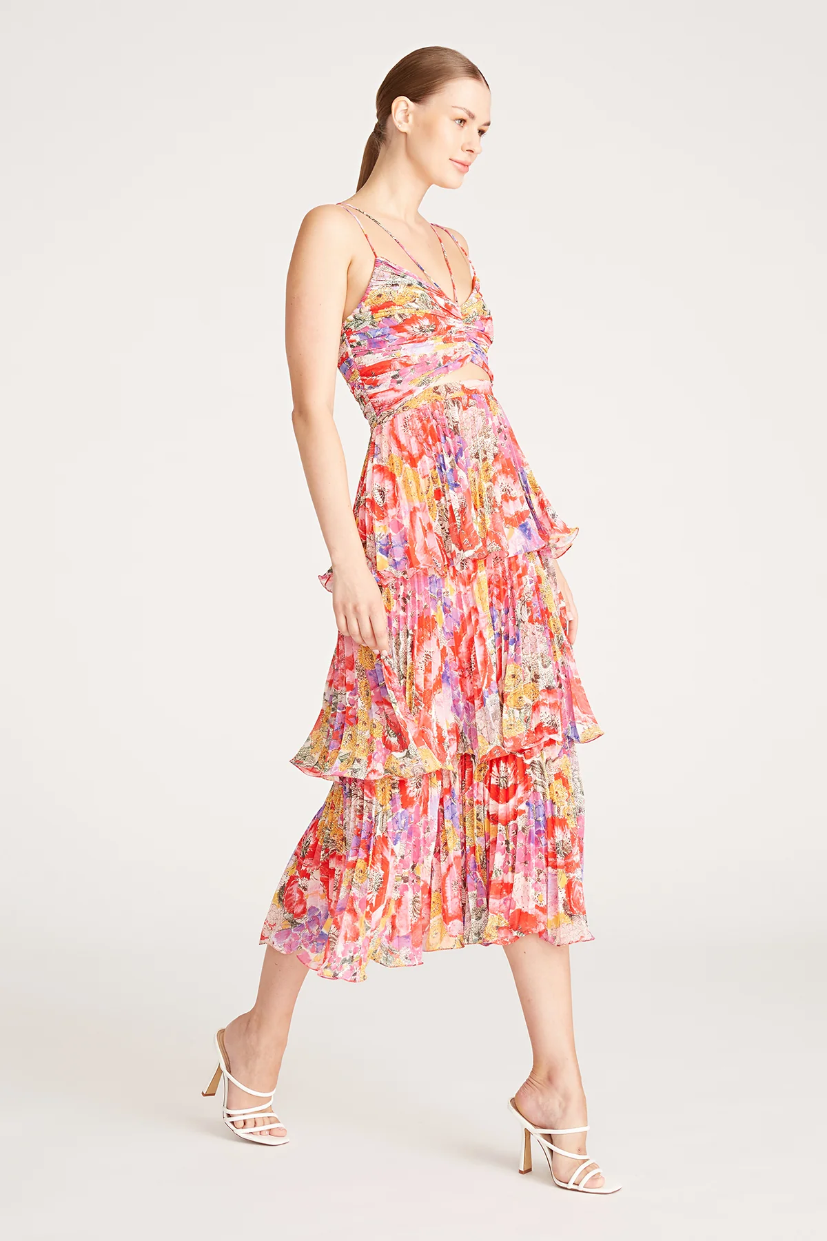 Luke Pleated Tier Dress - Image 3