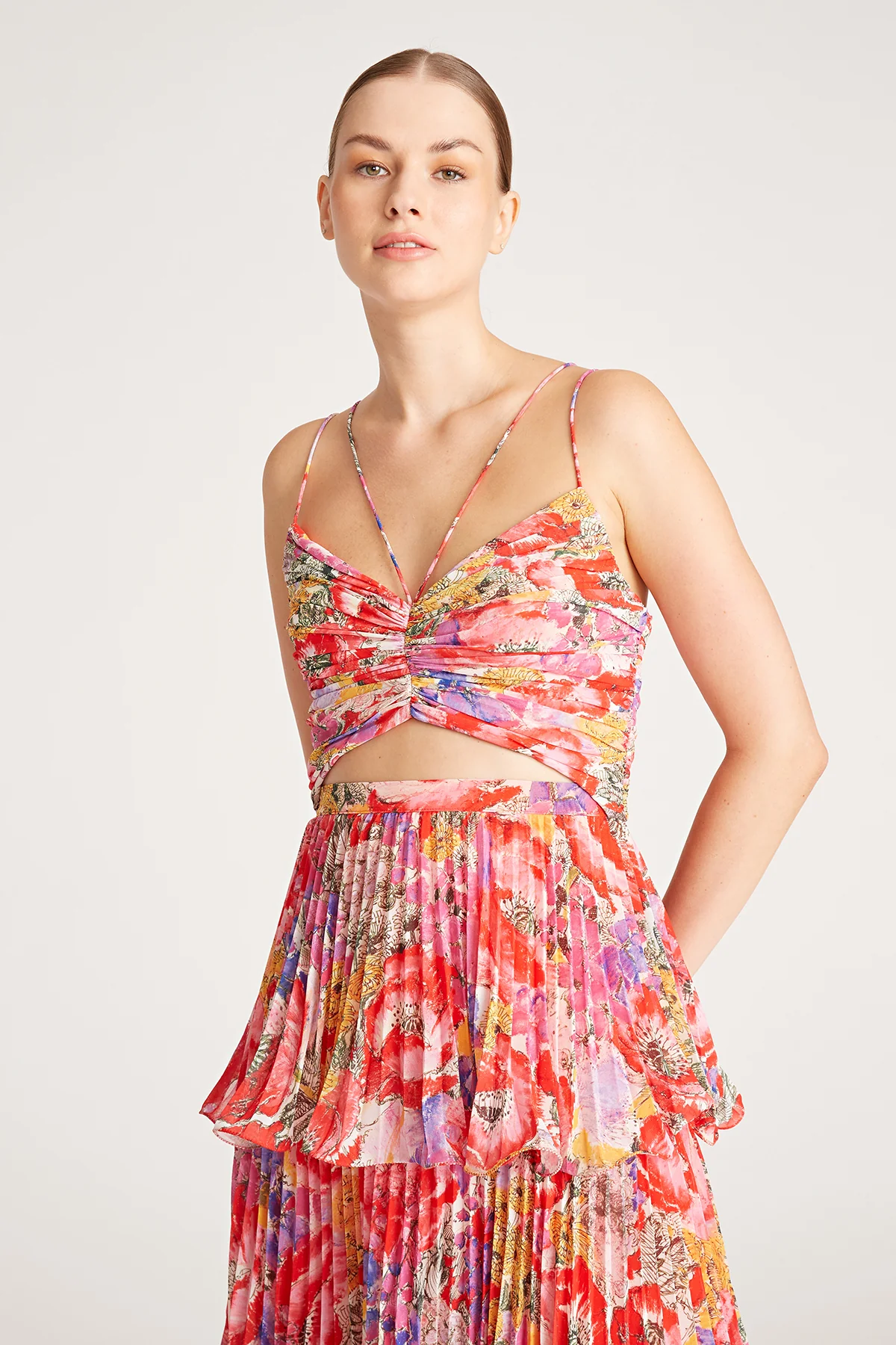 Luke Pleated Tier Dress - Image 4