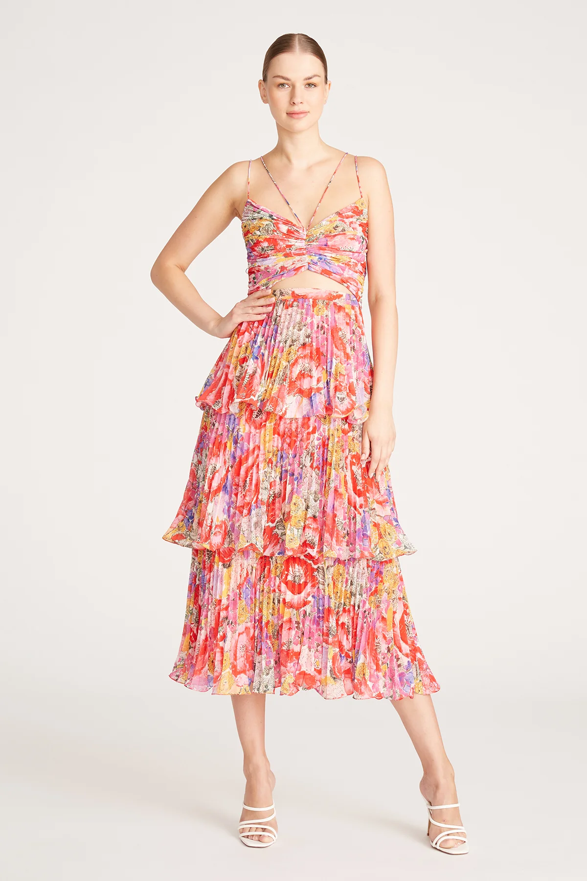Luke Pleated Tier Dress - Image 5