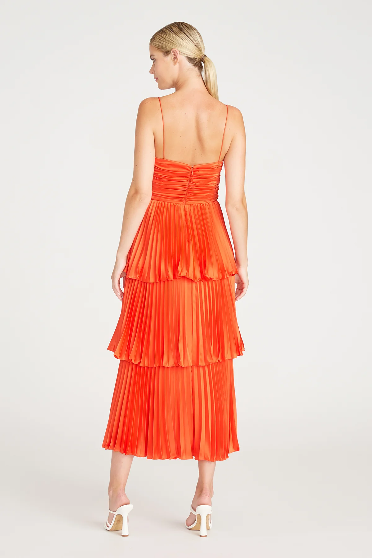 Lulla Pleated Midi Dress - Image 2
