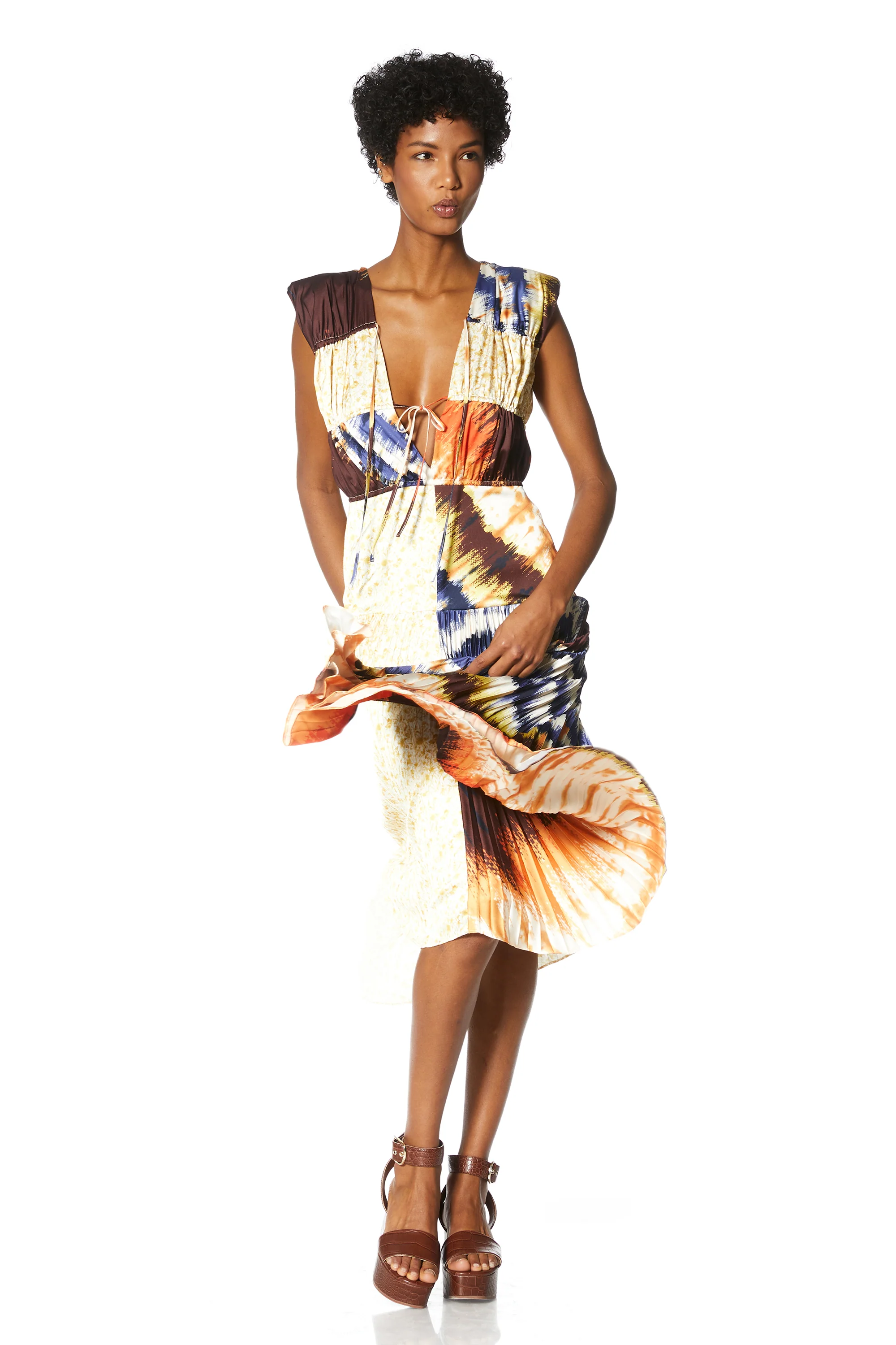 Milan Pleated Dress - Image 3