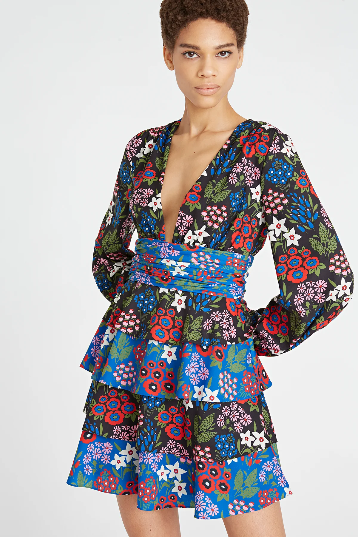 Tressa Ruffle Mini Dress - Image 4