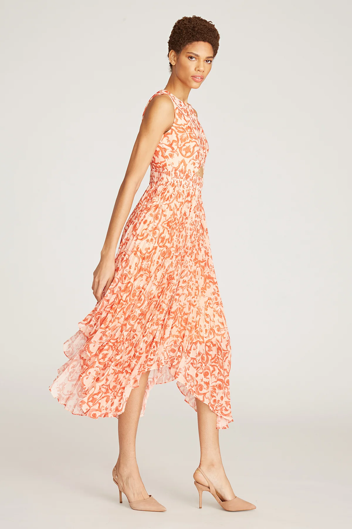 Zene Pleated Dress - Image 6