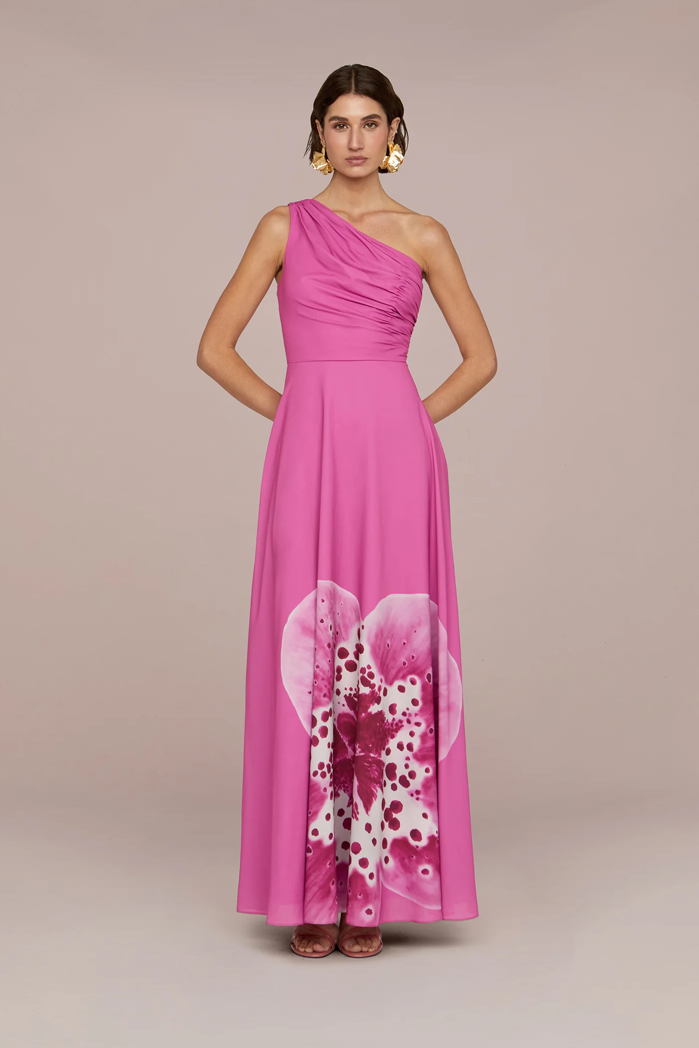 Atlas One Shoulder Gown - Image 3