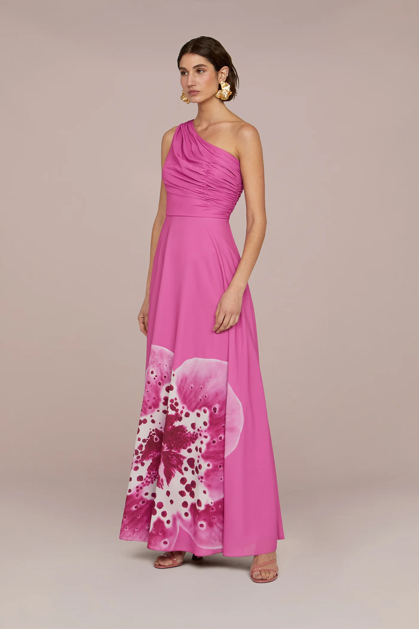Atlas One Shoulder Gown - Image 4