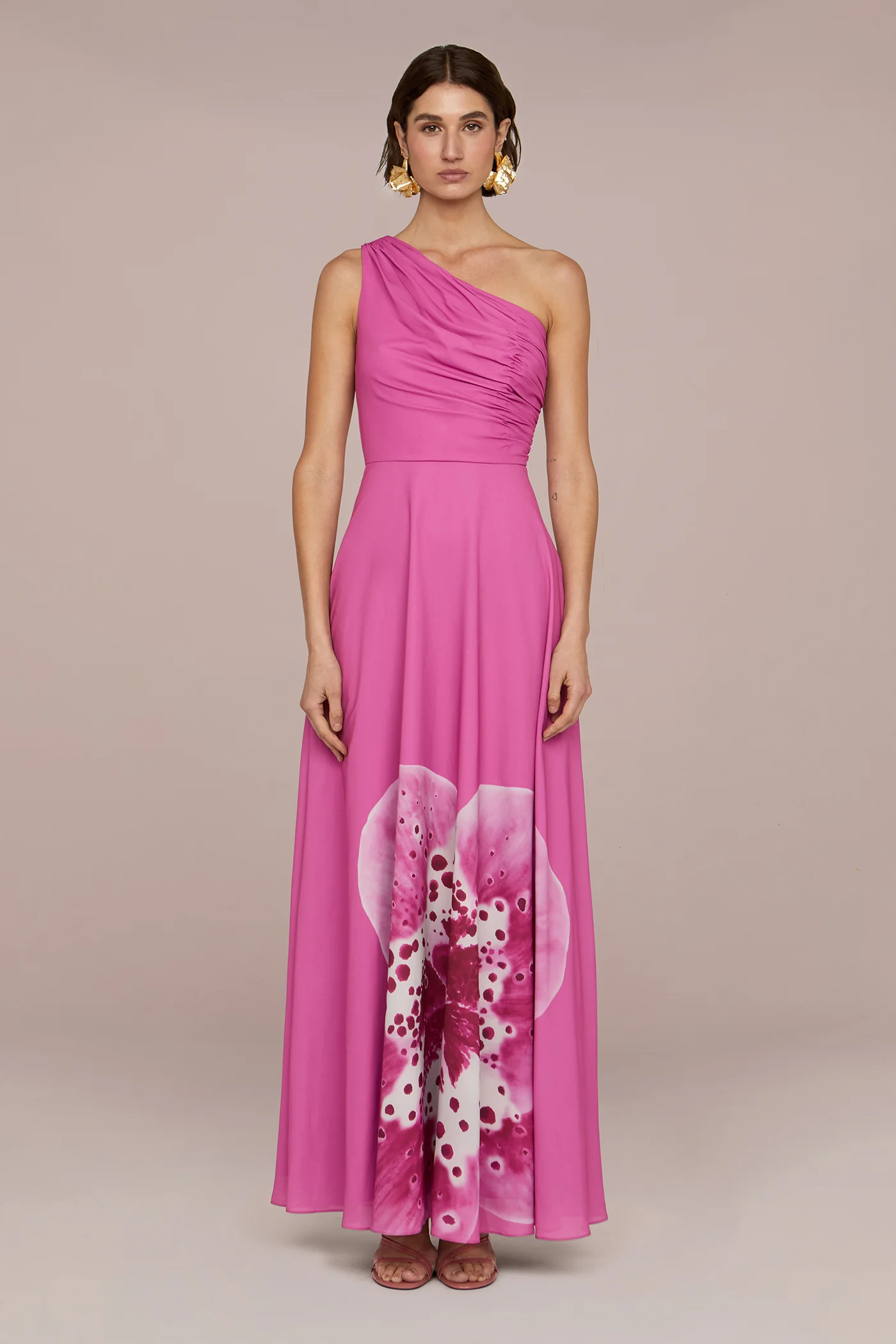 Atlas One Shoulder Gown - Image 5