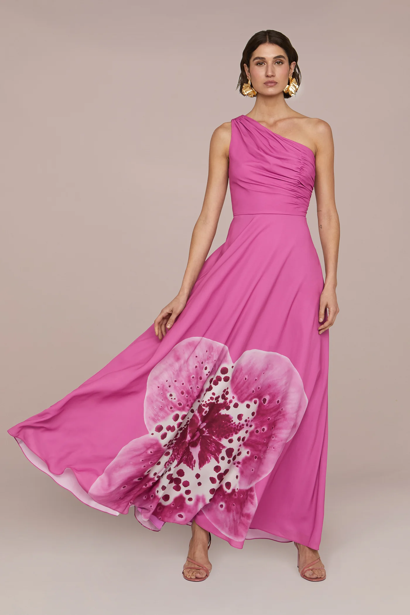 Atlas One Shoulder Gown - Image 6