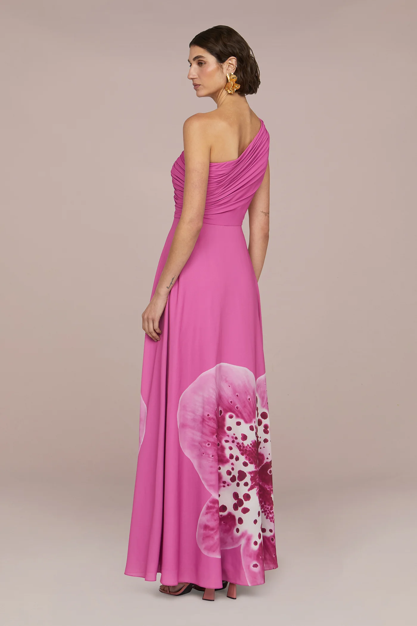 Atlas One Shoulder Gown - Image 7