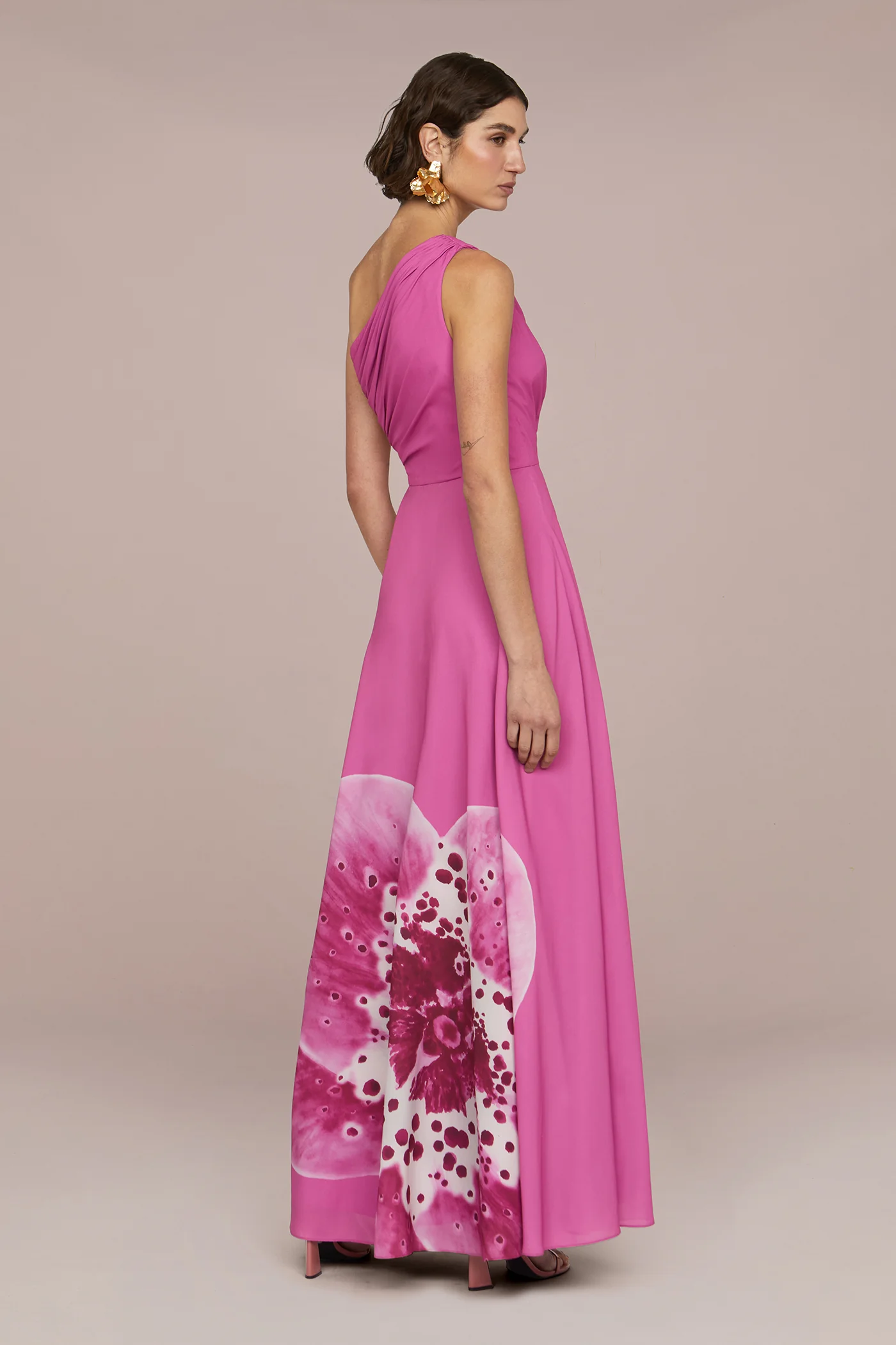 Atlas One Shoulder Gown - Image 9