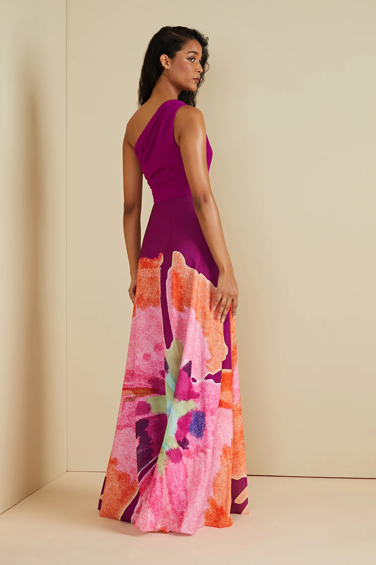 Atlas One Shoulder Gown - Image 2