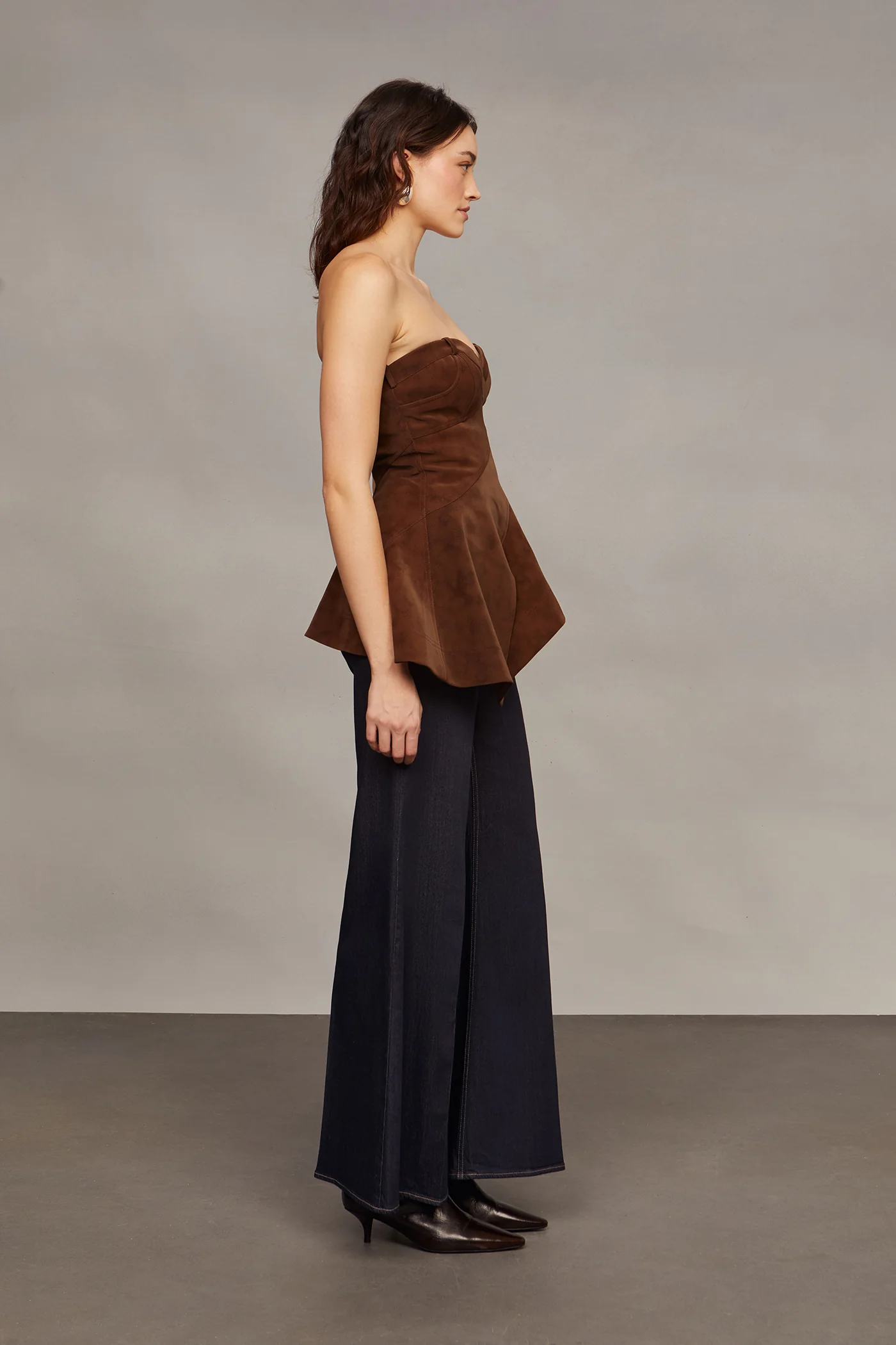 Augusta Bustier Peplum Top - Image 5