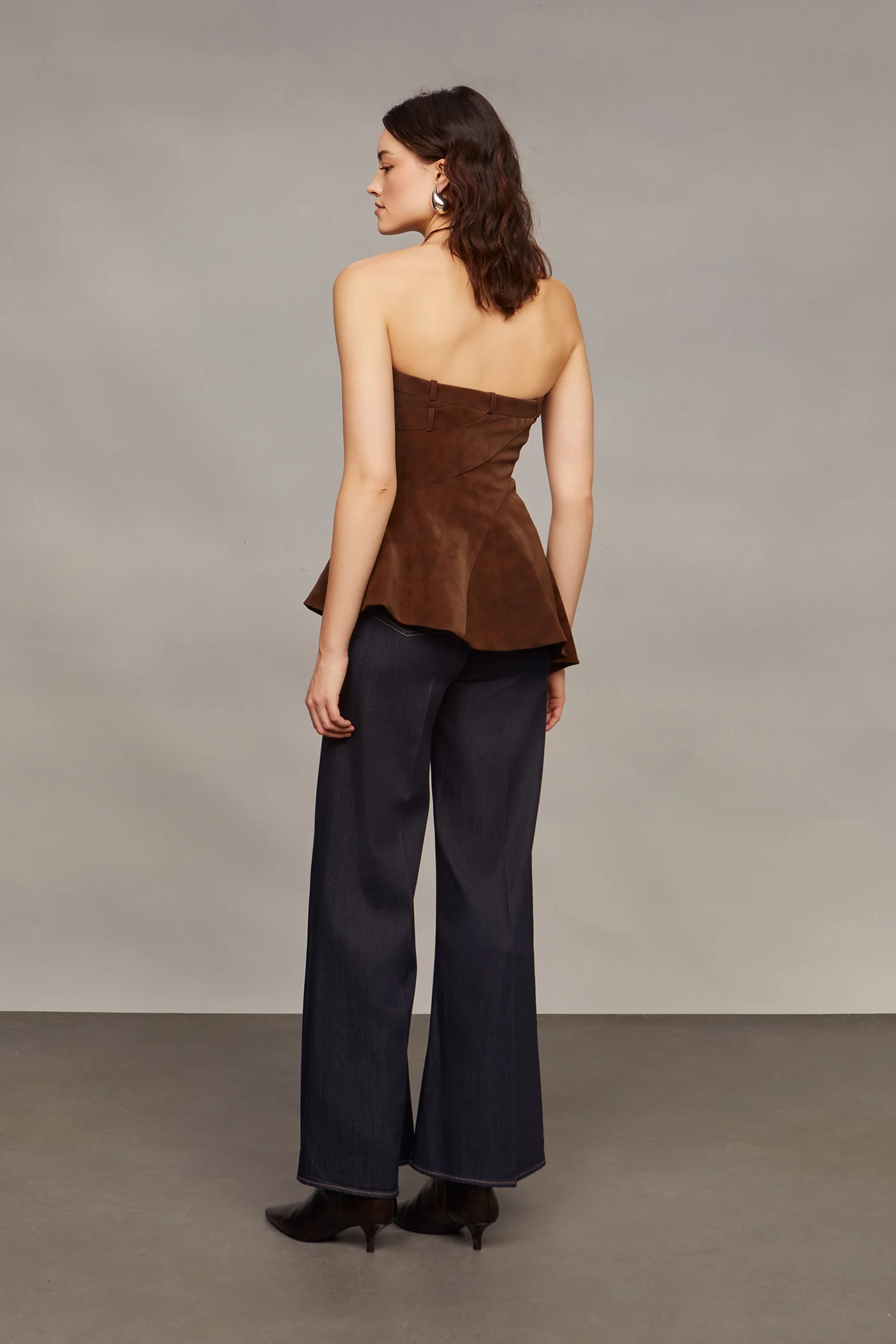 Augusta Bustier Peplum Top - Image 6