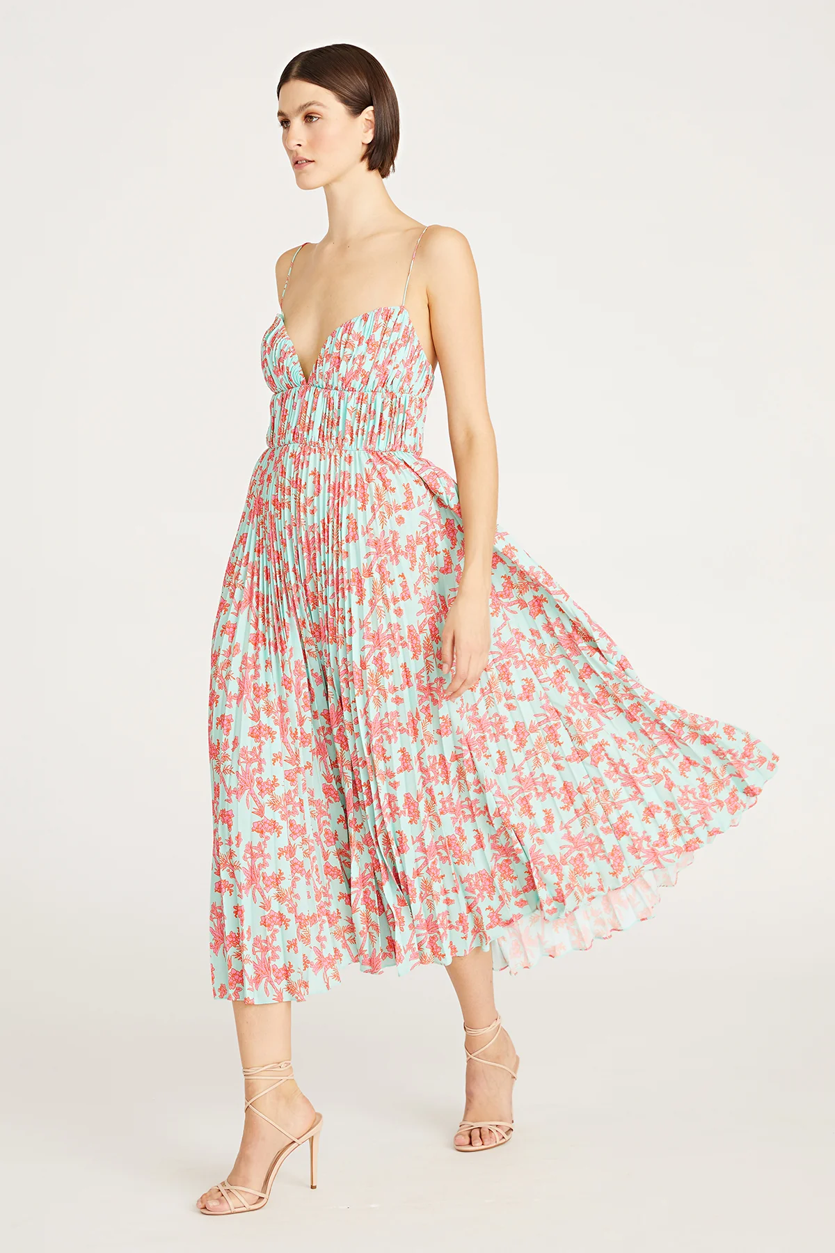 Beckett Midi Pleated Dress - Image 3