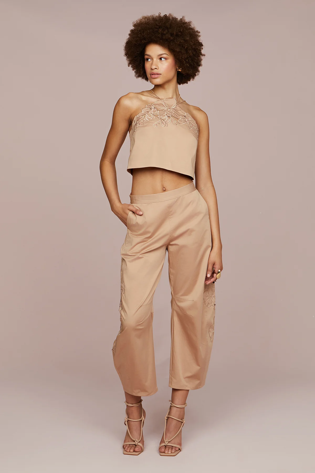 Bliss Laser Cut Floral Top - Image 3
