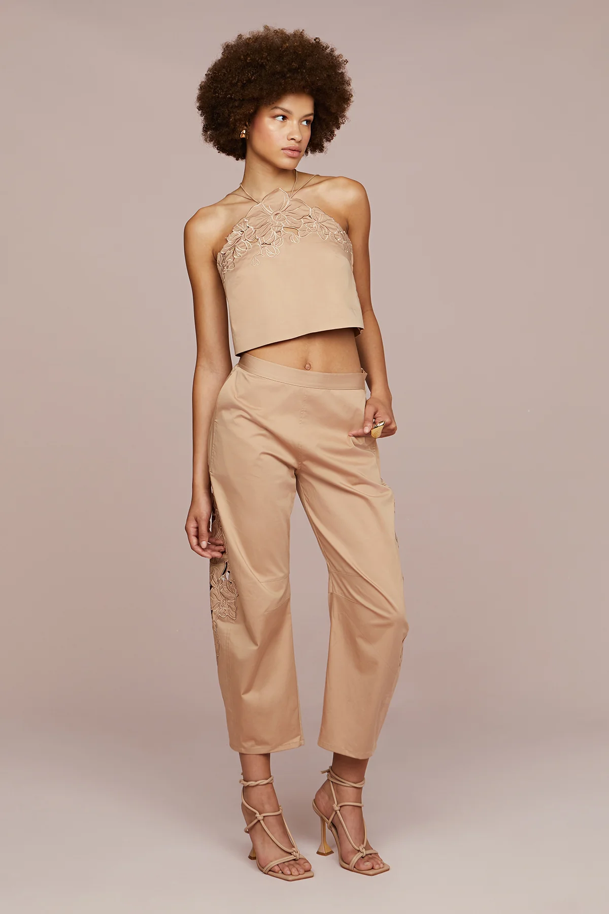 Bliss Laser Cut Floral Top - Image 5