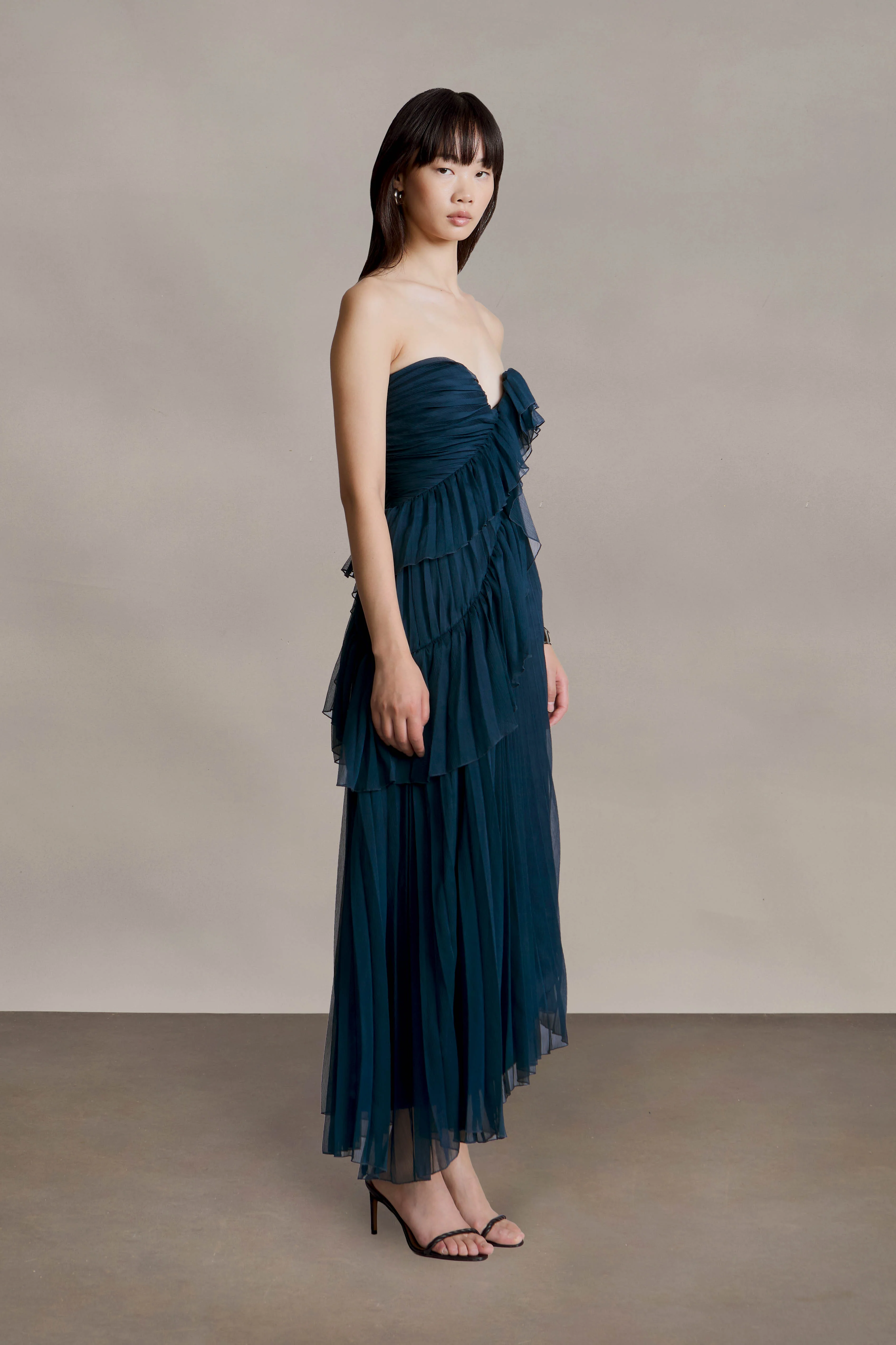 Caitlyn Strapless Midi Dress - Image 5