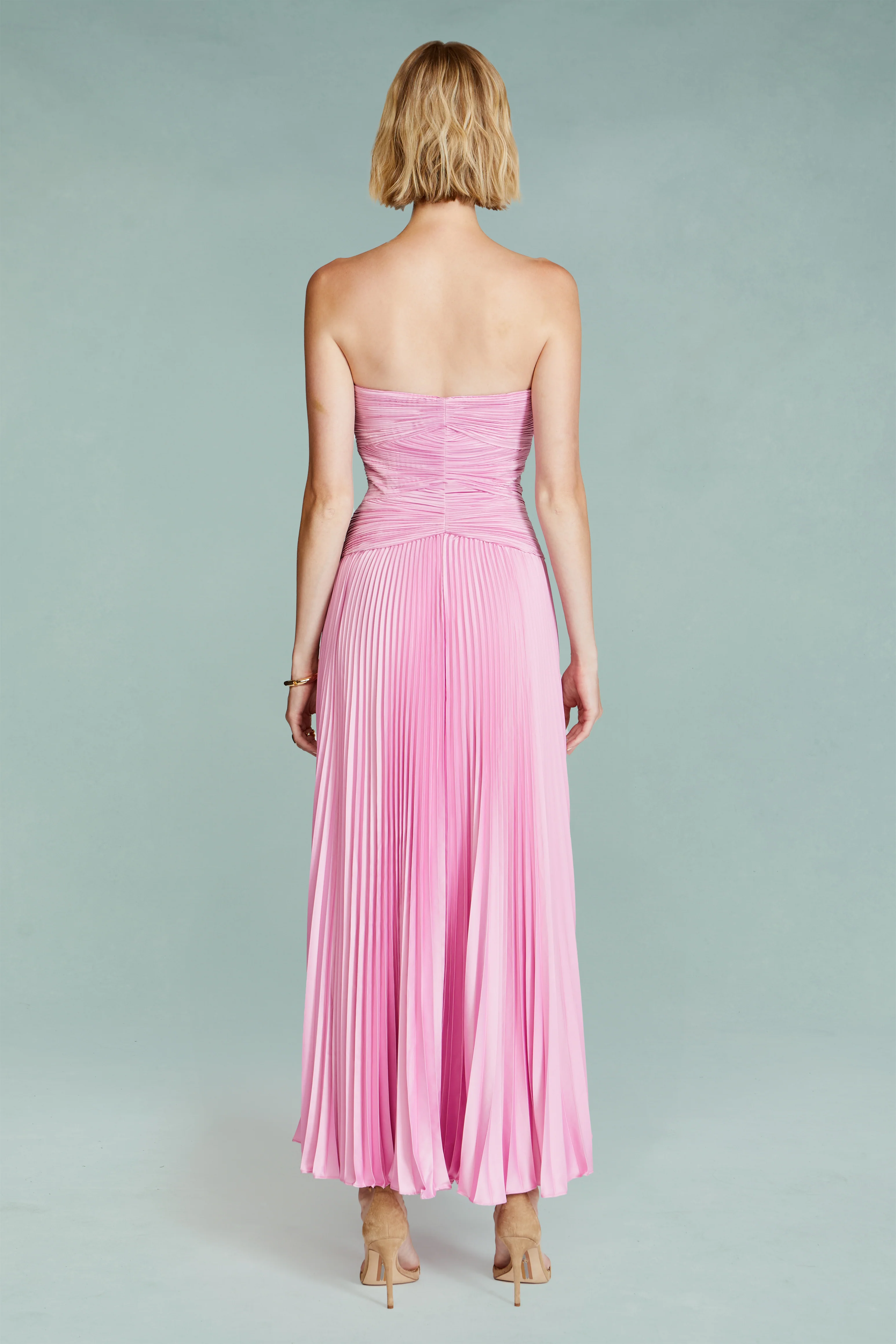 Carolynn Pleated Midi Dress - Image 2