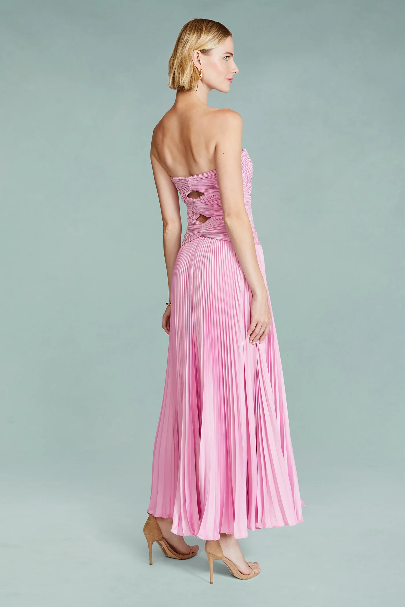 Carolynn Pleated Midi Dress - Image 5