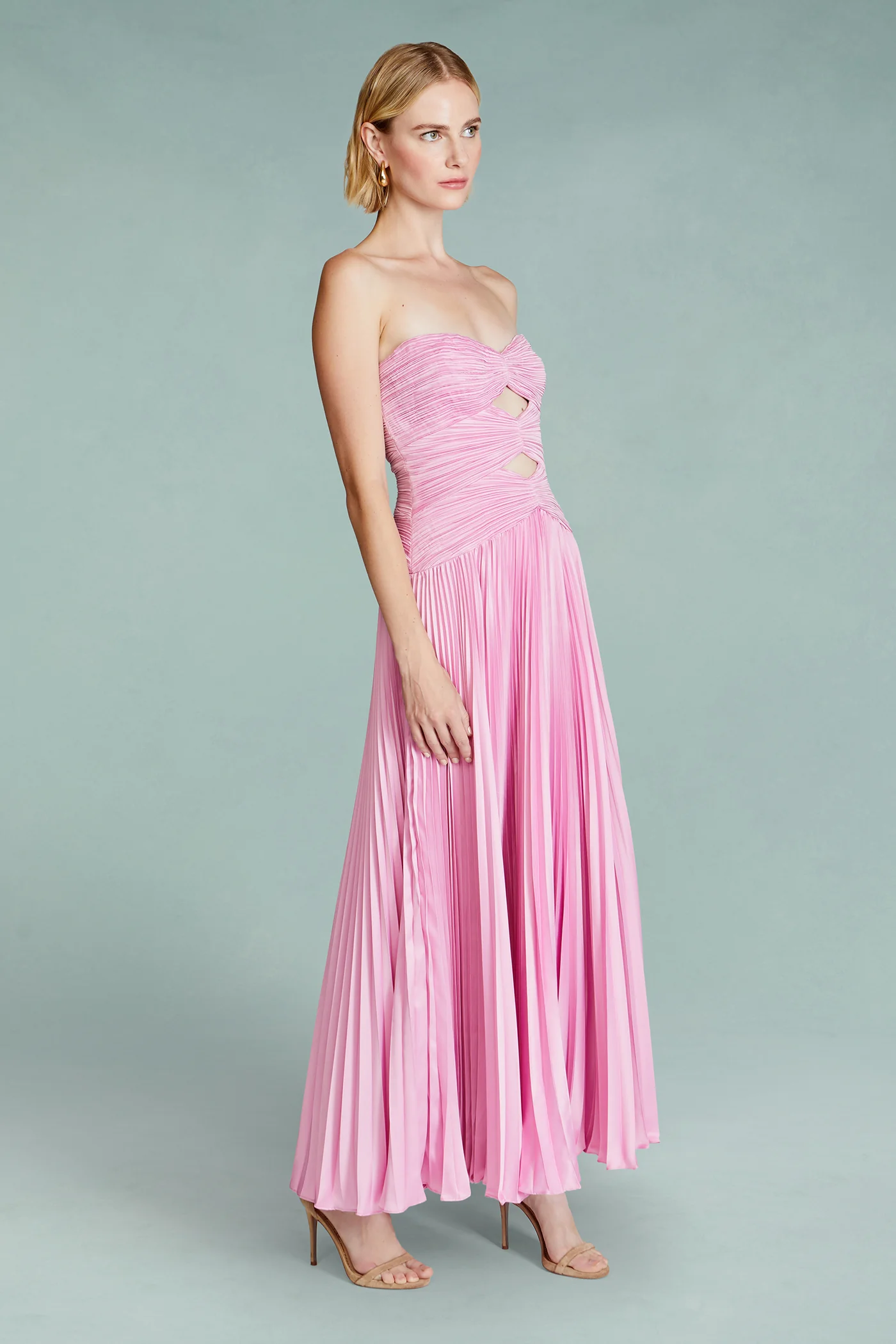 Carolynn Pleated Midi Dress - Image 6
