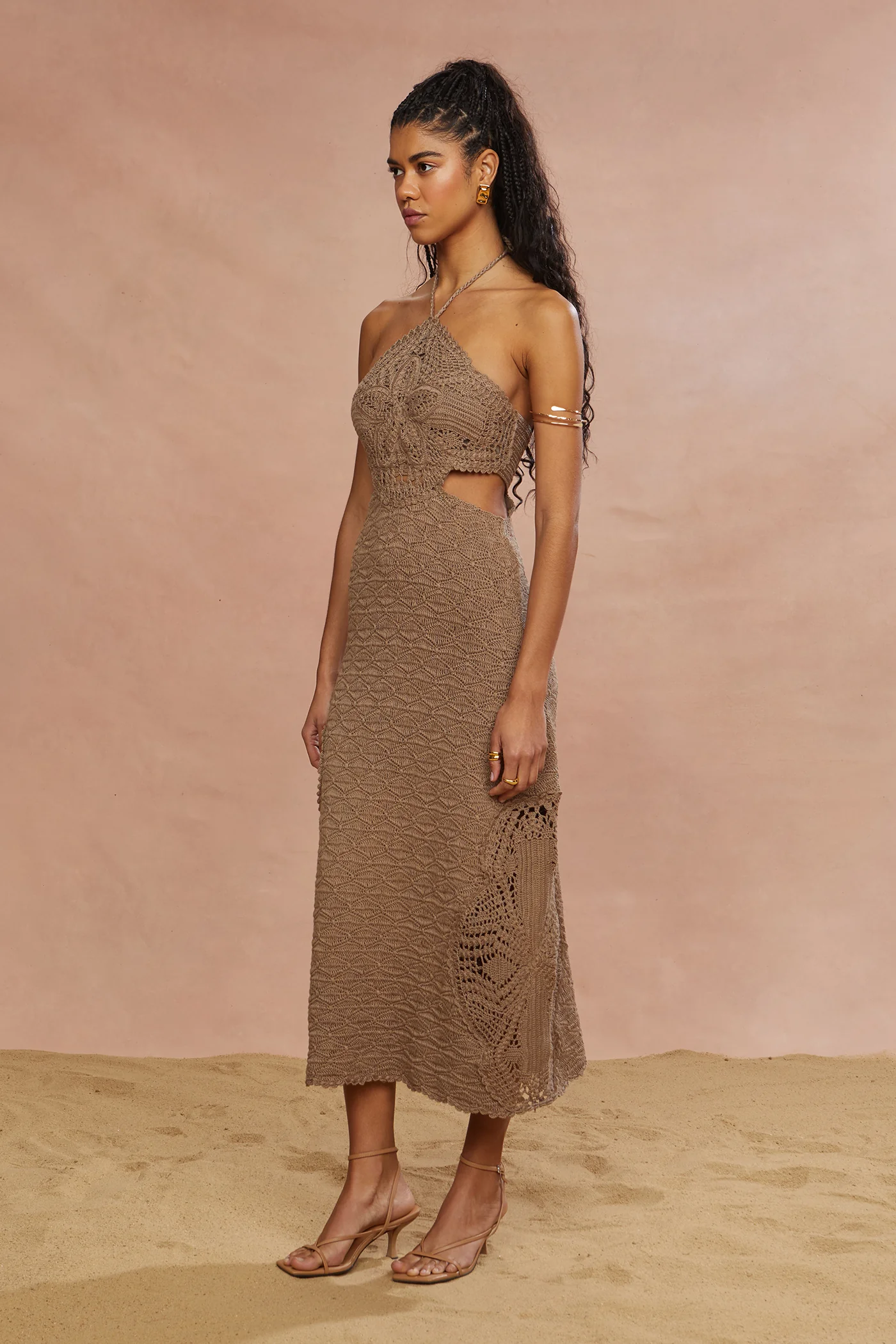 Clara Midi Knit Dress - Image 3