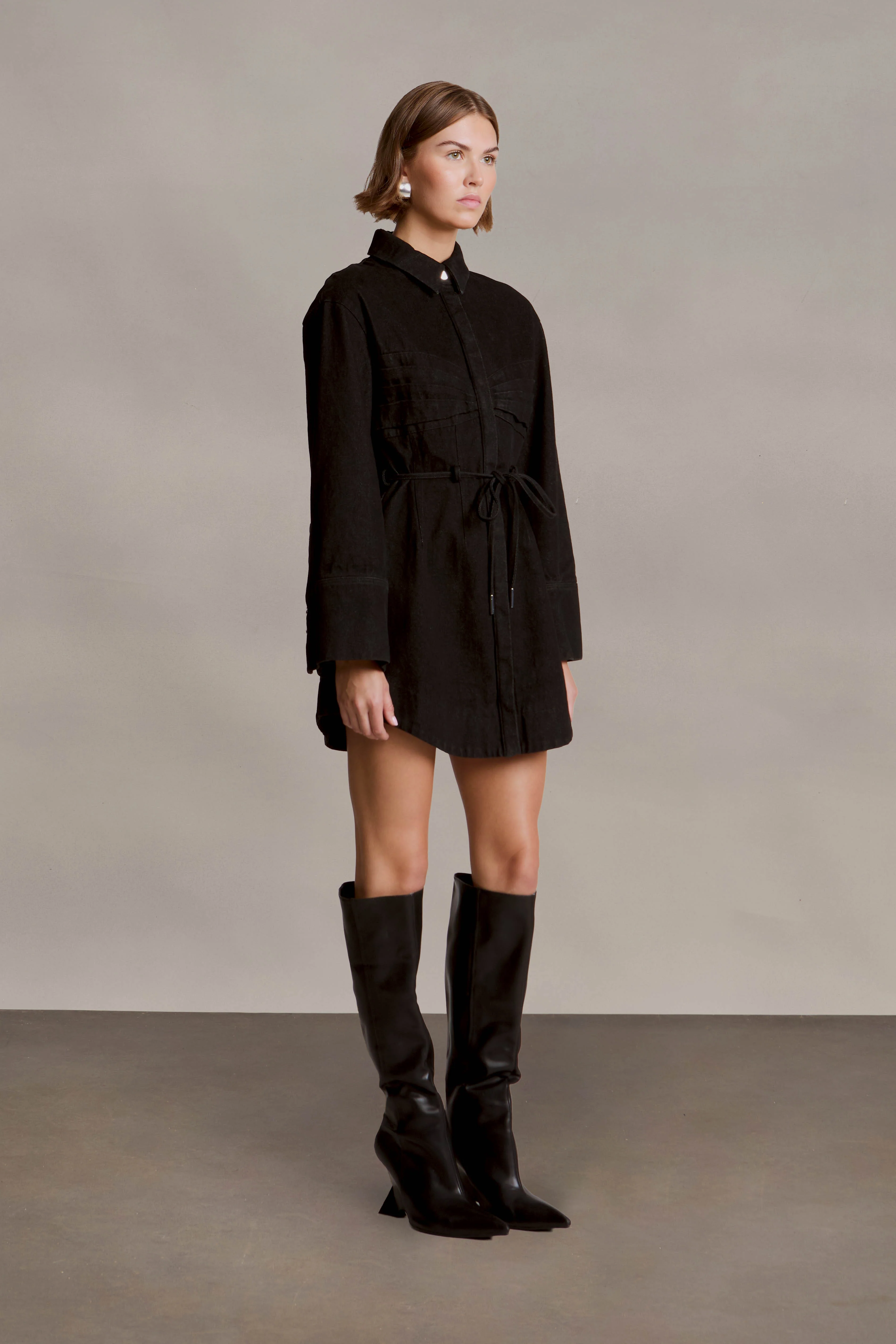 Clea Denim Dress - Image 3